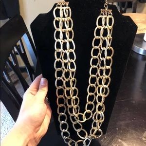 Gold layered necklace